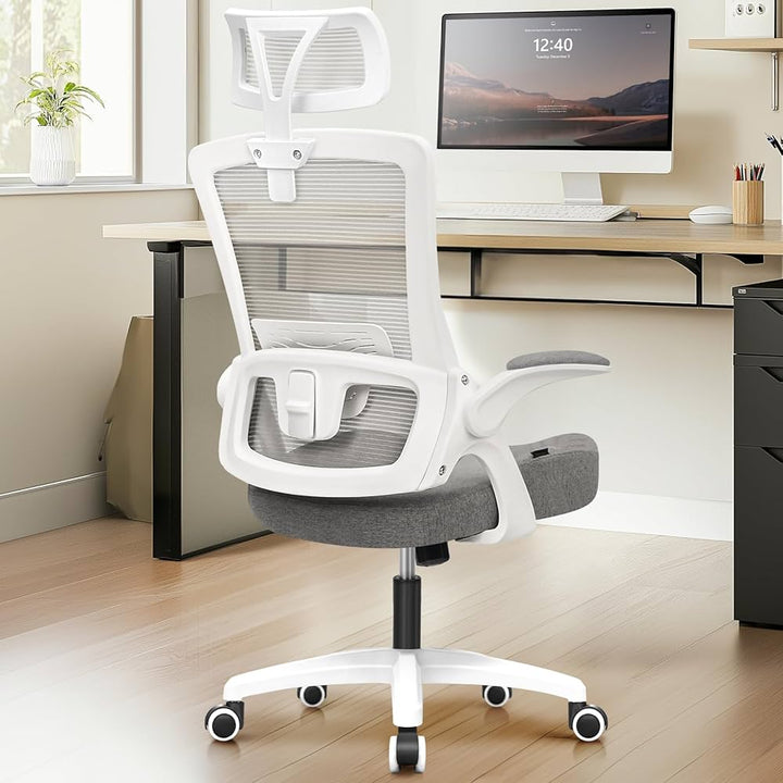 NEO Ergonomic Chair Mesh Office Chair - Adjustable Arms & Headrest
