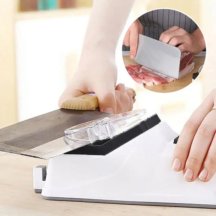 Electric Knife Sharpener – 5-Second Fast Sharpening & Polishing Tool for All