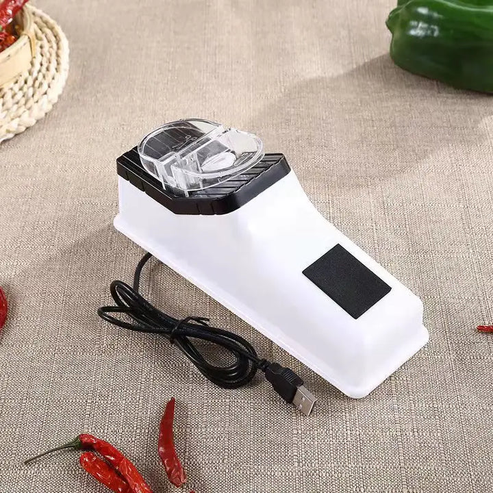 Electric Knife Sharpener – 5-Second Fast Sharpening & Polishing Tool for All