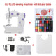 Compact Sewing Machine 202 – With Built-in Light, Cutter & Pedal | Ideal for Beginners