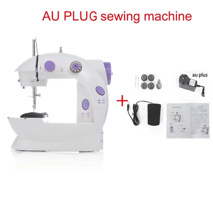 Compact Sewing Machine 202 – With Built-in Light, Cutter & Pedal | Ideal for Beginners