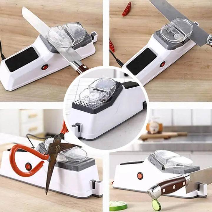 Electric Knife Sharpener – 5-Second Fast Sharpening & Polishing Tool for All